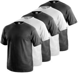 CXS Set 5 bucăți: Tricou CXS DANIEL - Neagră / albă | S (DAN-5ks-whi-bla-S)
