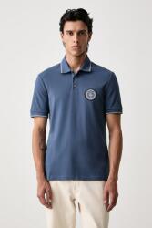 Giorgio Armani férfi pamut póló - kék XXL - answear - 30 990 Ft