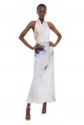Karen Millen Többszínű Maxi Szatén Sima Ruha Tie Dye Mintával Karen Millen 38