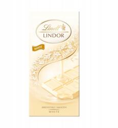 Lindt Lindor Táblás Fehércsokoládé Lágyan Olvadó Töltelékkel, 100g