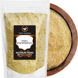 Trzy ziarna Kukoricaliszt 1kg natúr corn flour gmo nélkül kiváló prémium minőség (MĄKA KUKURYDZIANA 1kg)