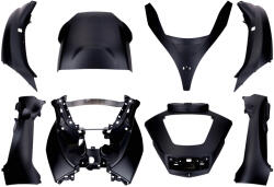 101 Octane 8 részes idomkészlet, fekete, Piaggio MP3 125-500 2008-2012 101 Octane Váz, idomok és járműkiegészítők Idomok és burkolati elemek Komplett idom- és burkolatkészletek
