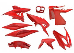 Edge Bikeparts Burkolatkészlet EDGE 9 darabos piros Yamaha Aerox, MBK Nitro számára Edge Bikeparts Váz, idomok és járműkiegészítők Idomok és burkolati elemek Komplett idom- és burkolatkészletek