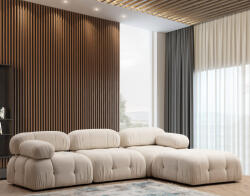 Mirea Design sarokkanapé Mirea 288 cm krém bouclé