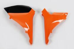 UFO Légszűrődoboz fedél narancs KTM SX-F250/350/450/505 UFO Váz, idomok és járműkiegészítők Idomok és burkolati elemek Légszűrőház-fedelek és oldalpanelek