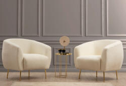 Elara Design fotel Elara krém-arany