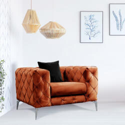 Rococo Design fotel Rococo 108 cm téglanarancs