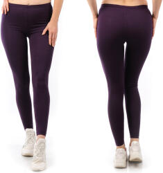 LAEMI Női hosszú leggings Lengyel Lábszármelegítő Pamut Lila XL 42 (461-XL-FIOLET)