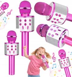  Karaoke mikrofon gyerekeknek hangszóró funkcióval vicces ajándék Bt rózsaszín (WS-858)