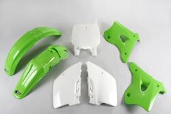 UFO műanyag szett gyári szín Kawasaki KX125/250 UFO Váz, idomok és járműkiegészítők Idomok és burkolati elemek Komplett idom- és burkolatkészletek