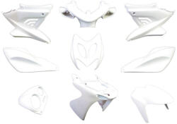 Edge Bikeparts Burkolatkészlet EDGE 9 darab fehér matt Yamaha Aerox, MBK Nitro modellekhez Edge Bikeparts Váz, idomok és járműkiegészítők Idomok és burkolati elemek Komplett idom- és burkolatkészletek