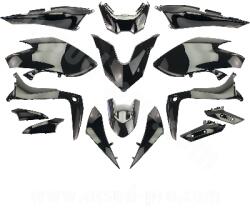 TNTOR Yamaha TMAX 530cc 2017-2019 SX / DX fényes fekete idomkészlet (15 darabos) TNTOR Váz, idomok és járműkiegészítők Idomok és burkolati elemek Komplett idom- és burkolatkészletek