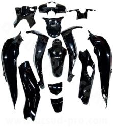TNTOR karosszéria készlet Honda SH125/150cc 2017-2019-hez, fekete (13 darabos) TNTOR Váz, idomok és járműkiegészítők Idomok és burkolati elemek Komplett idom- és burkolatkészletek