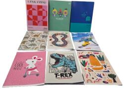 Herlitz Iskolai Füzet A5 Kockás Vonalas Vegyes Minták És Oldalak 9 Db (0669-4151)