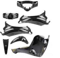 TNTOR Karosszéria készlet Piaggio Liberty 50/125/150/200cc 2004-2014 (7 darabos) fekete TNTOR Váz, idomok és járműkiegészítők Idomok és burkolati elemek Komplett idom- és burkolatkészletek