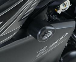 R&G RACING Aero fekete bukócsúszka Kawasaki Z300-hoz R&G RACING Váz, idomok és járműkiegészítők Járművédő elemek Motorvédők