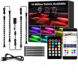 ELMARK Bluetooth Smart Rgb Led Strip Light With Music Control, Set (99led985s)