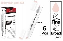  Artix Chromax marker 2 hegyű Baby Skin Pink 133 (6db) (680583)