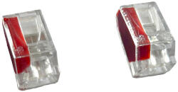 Elmark Gyorsrögzítő Csatlakozó Merev Vezetékhez 2x1, 0-2, 5mm2 (31118)
