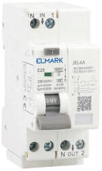 ELMARK Afdd+rcbo Jel8 6ka 1p+n 10a/30ma Curve C (40871)