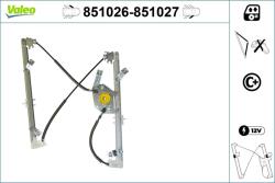 VALEO ablakemelő VALEO 851027-VAL for OPEL, VAUXHALL (851027-VAL)