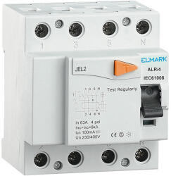 ELMARK EREDETI ÁRAMSZERELÉK JEL2 4, 5kA 4P 32A/30mA (40831)