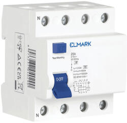 ELMARK áramvédő Kapcsoló Jel1a 4p 32a/300ma (40633)