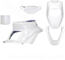 TNTTU Karosszéria szett MBK 50 Booster 1999-2003 / Yamaha 50 BWS 1999-2003 fehér (5 darabos) TNTTU Váz, idomok és járműkiegészítők Idomok és burkolati elemek Komplett idom- és burkolatkészletek