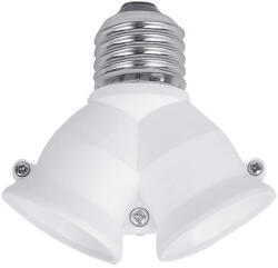 Elmark 2XE27 FOGLALAT ELOSZTÓ E27-2xE27, FEHÉR (99198) - dreamlighting