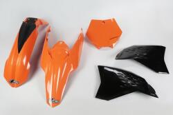UFO műanyag szett OEM szín narancs/fekete KTM UFO Váz, idomok és járműkiegészítők Idomok és burkolati elemek Komplett idom- és burkolatkészletek - motomotors - 48 430 Ft