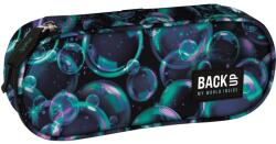 DERFORM BackUP tolltartó, ovális, cipzáras, 3D bubbles, fekete