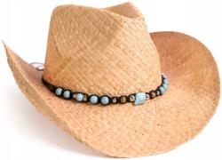 Szaleo Rapallo női nyári kalap cowboy napellenző elegáns bézs