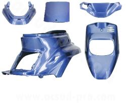 TNTTU MBK 50 Booster 1999-2003 / Yamaha 50 BWS 1999-2003 karosszéria készlet kék cocktail (5 darabos) TNTTU Váz, idomok és járműkiegészítők Idomok és burkolati elemek Komplett idom- és burkolatkészletek