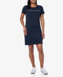 Tommy Hilfiger Rövid női nyári ruha, kék, logóval, S méret