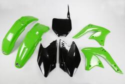 UFO Plastic Kit Gyári szín (2008) Kawasaki KX250F műanyag szett UFO Váz, idomok és járműkiegészítők Idomok és burkolati elemek Komplett idom- és burkolatkészletek