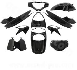 TNTOR Honda SH 125-150cc 2005-2008 karosszéria készlet fekete (10 darabos) TNTOR Váz, idomok és járműkiegészítők Idomok és burkolati elemek Komplett idom- és burkolatkészletek