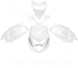 TNTOR Karosszéria készlet PIAGGIO ZIP SP2 50 2T LC / 4T folyadékhűtés, fehér (6 darabos) TNTOR Váz, idomok és járműkiegészítők Idomok és burkolati elemek Komplett idom- és burkolatkészletek