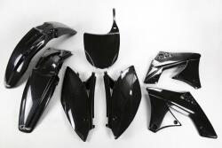 UFO KX250F műanyag szett fekete UFO Váz, idomok és járműkiegészítők Idomok és burkolati elemek Komplett idom- és burkolatkészletek