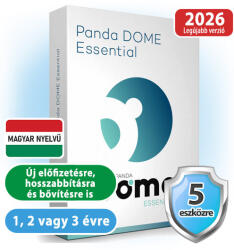 Panda Dome Essential HUN 5 Eszköz 3 év online vírusirtó szoftver (C03YPDE0E05)