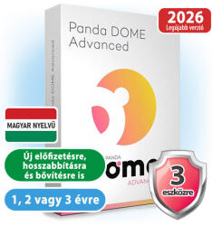 Panda Dome Advanced HUN 3 Eszköz 2 év online vírusirtó szoftver (C02YPDA0E03)