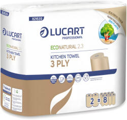 Lucart EcoNatural 2.3 környezetbarát papírtörlő - 3 rétegű, 2 tekercs - atadcleankft