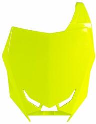 RACETECH Első Számtábla Neon Sárga Suzuki RM-Z450 RACETECH Váz, idomok és járműkiegészítők Idomok és burkolati elemek Motocross első rajtszámtáblák
