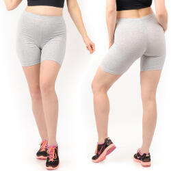 LAEMI Kerékpáros Rövidnadrág Rövid leggings 1/2 Rövidnadrág Lengyel lábszármelegítő Szürke M (598-M-SZARY)