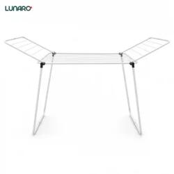 Lunaro Uscator rufe Uscator de rufe pliabil LUNARO Nova-Wh Spatiu uscare 18m Otel inoxidabil Incarcare 15kg Vopsit in camp electrostatic Compact Depozitare eficienta Greutate 2.1kg Dimensiuni 102.5x55x5cm Pi