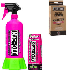 Muc-Off Bottle For Life - Punk Powder kerékpár/motorkerékpár tisztító szett, alumínium palack + 2 tasak Muc-off Olajok, kenőanyagok és ápolás Tisztítás és felületápolás Tisztítószerek