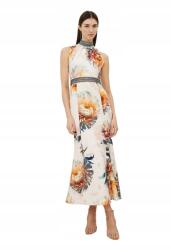 Karen Millen Többszínű Ruha Maxi Díszített Print Virágmintás Karen Millen 36