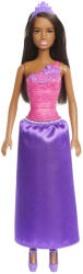 Mattel Dreamtopia Királyi Baba - Barna Hajú Csillogó Lila Szárnnyal és Illő Hajpánttal (HGR02)