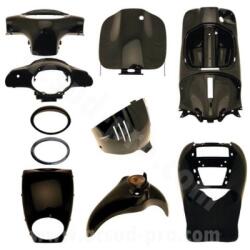 TNTOR Karosszéria készlet Aprilia Scarabeo 50cc fekete fényes 2003-2013 (10 darabos) TNTOR Váz, idomok és járműkiegészítők Idomok és burkolati elemek Komplett idom- és burkolatkészletek