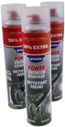 Presto féktisztító spray szett 600ml, 3 darab motorkerékpárhoz, robogóhoz, autóhoz, quadhoz, műhelyhasználatra, motortisztító Presto Olajok, kenőanyagok és ápolás Tisztítás és felületápolás Tisztítószerek