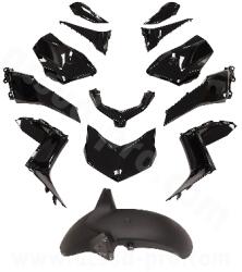 TNTOR Yamaha XMAX 125-300 köbcentis 2023-2026 fényes fekete idomkészlet (13 darabos) TNTOR Váz, idomok és járműkiegészítők Idomok és burkolati elemek Komplett idom- és burkolatkészletek